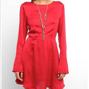 NEW!! The Fifth Label red flirty dress with open back
